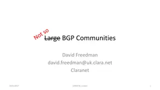 Large BGP Communities Attribute
