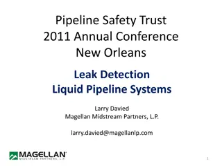Pipeline Safety Trust 2011 Annual Conference New Orleans