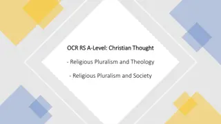 Inter-faith Dialogue and Religious Pluralism