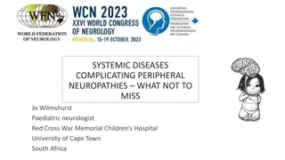 Systemic Diseases Complicating Peripheral Neuropathies in Children