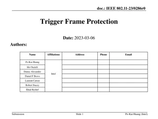 Enhancing WLAN Reliability with Trigger Frame Protection