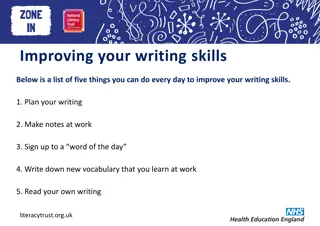 Daily Tips for Enhancing Writing Skills