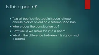 Poetry Techniques and Devices
