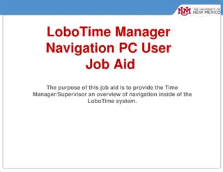 Overview of LoboTime Navigation