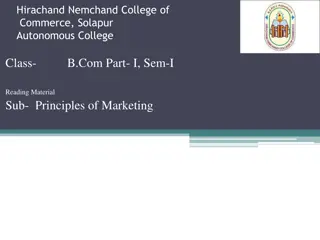 Introduction to Principles of Marketing
