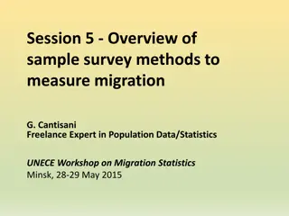 Overview of Sample Survey Methods for Migration Studies