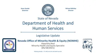 Legislative Updates on Health Equity Initiatives in Nevada