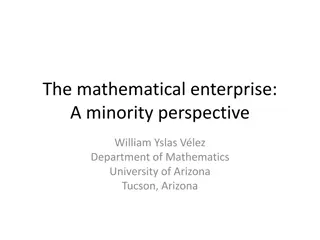 Minority Perspective in Mathematical Enterprise