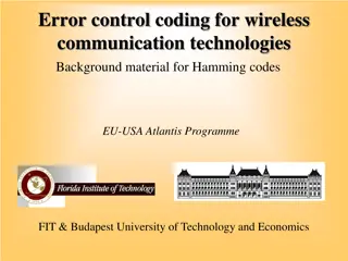 Error Control Coding for Wireless Communication Technologies