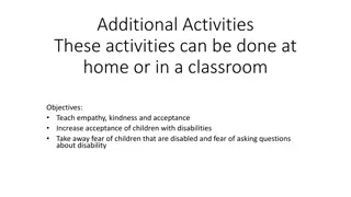 Promoting Acceptance and Understanding
