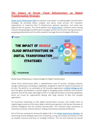 Oracle Cloud Infrastructure