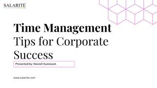 Time Management Tips for Corporate Success