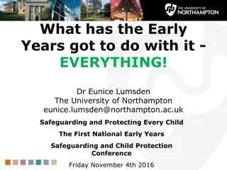 The Importance of Early Years in Safeguarding Children