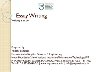 Essay Writing: Types, Evaluation, and Introduction Tips