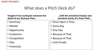 What Does a Pitch Deck Do?