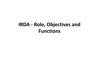 Role and Objectives of IRDA in India's Insurance Sector