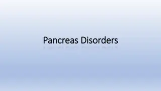 Pancreas Disorders and Detection