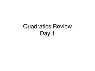 Mastering Quadratics: Basics to Advanced Concepts