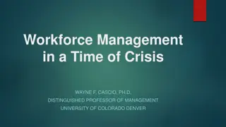 Workforce Management in a Time of Crisis: Strategies for Success