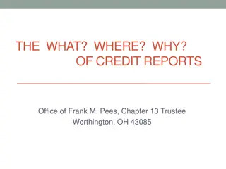 The What, Where, Why of Credit Reports Explained