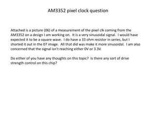 Troubleshooting Sinusoidal Pixel Clock Signal on AM3352 Design