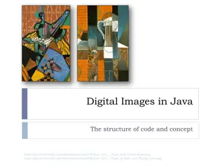 Digital Images in Java