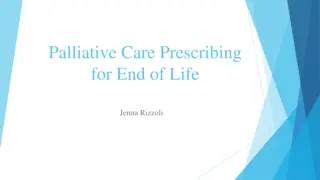 Palliative Care Prescribing for End of Life