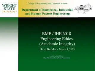 Engineering Ethics and Academic Integrity Overview