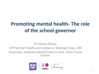 Promoting Mental Health in Schools: The Role of the School Governor