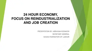 Reviving Ghana's Manufacturing Industries for Job Creation