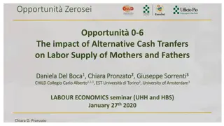 Impact of Conditional Cash Transfers on Labor Supply in Disadvantaged Families