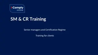 SM & CR Training