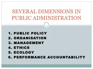 Dimensions in Public Administration