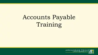 Accounts Payable Training