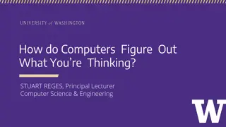 How Computers Decipher Thoughts: STUART.REGES, Principal Lecturer