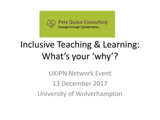 Inclusive Teaching & Learning: Your Why at UKIPN Event
