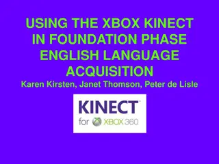 Using Xbox Kinect for English Language Acquisition in Foundation Phase