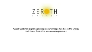 Opportunities for Women Entrepreneurs in Energy & Power Sector
