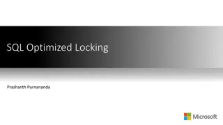 SQL Optimized Locking