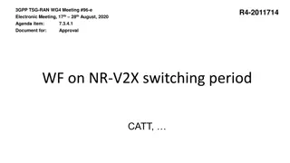 WF on NR-V2X switching period