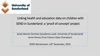 Linking Health and Education Data on Children with SEND: A Proof of Concept Project