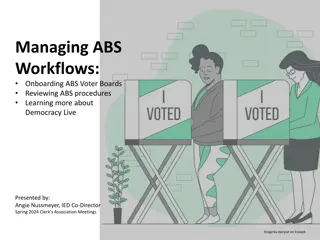 ABS Voter Board Overview in Election Administration