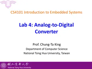 Lab 4: Analog-to-Digital  Converter