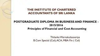 Principles of Financial and Cost Accounting