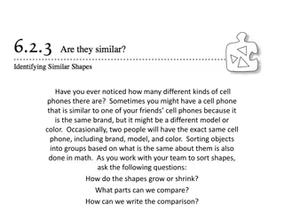 Exploring Shapes and Similarity Concepts