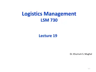 Logistics Management LSM 730