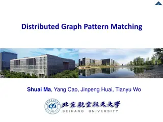 Distributed Graph Pattern Matching