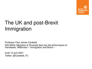 The UK Post-Brexit Immigration Trends