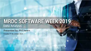 MRDC SOFTWARE WEEK 2019