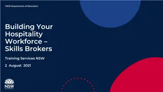 Building Your Hospitality Workforce Skills with NSW Department of Education